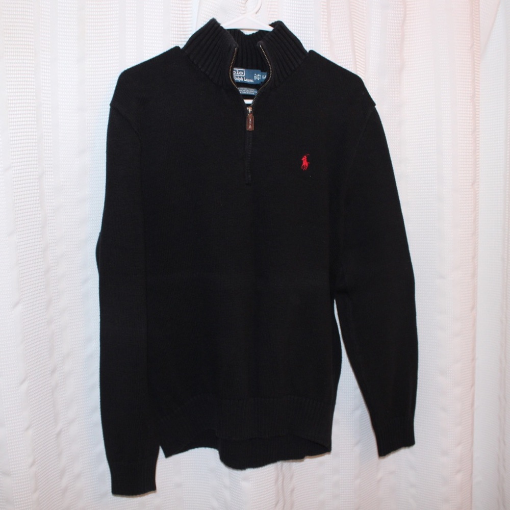 Black Half-zip Polo Ralph Lauren Sweater